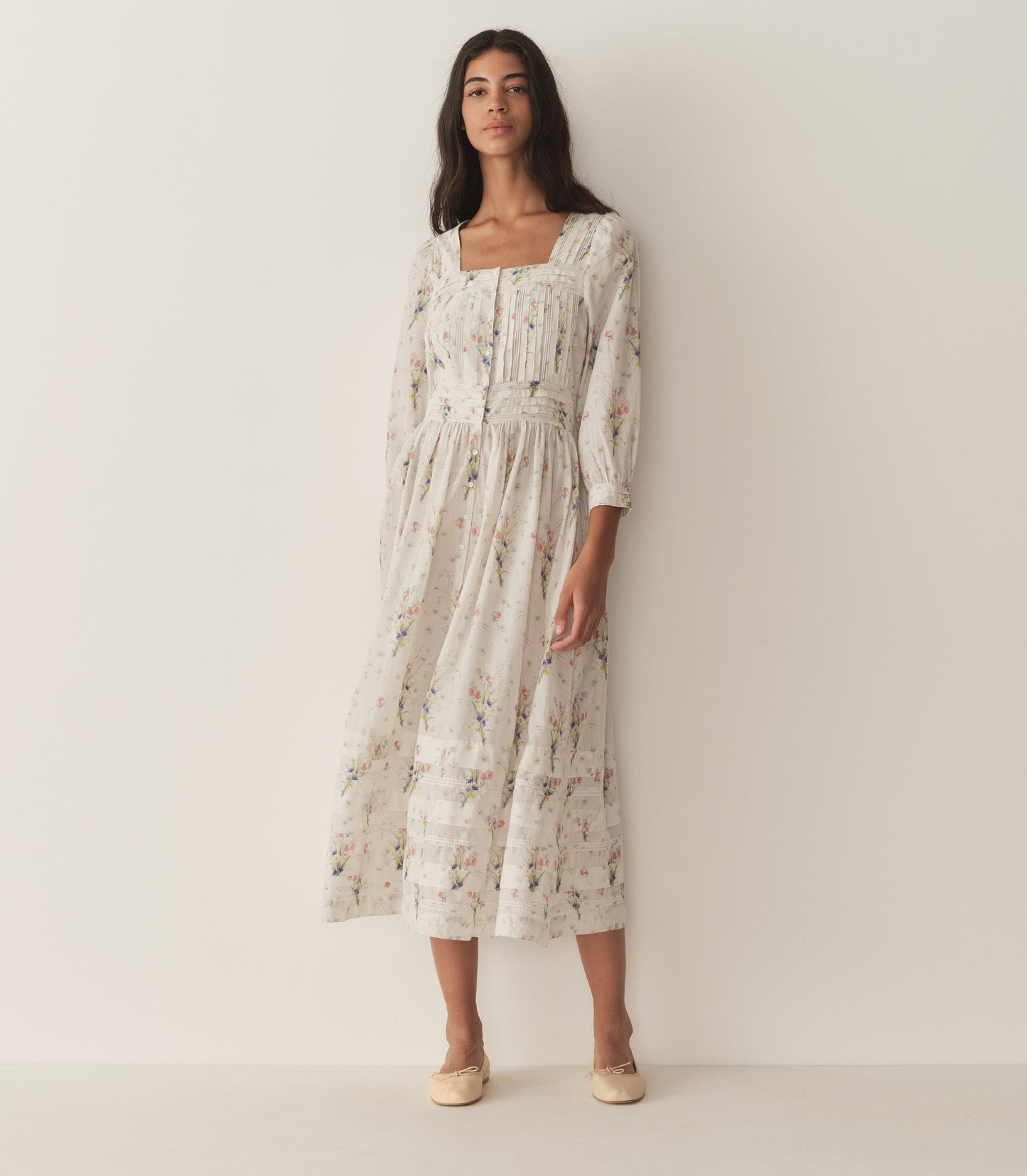 DÔEN Women Minta Dress - Painted Bouquet