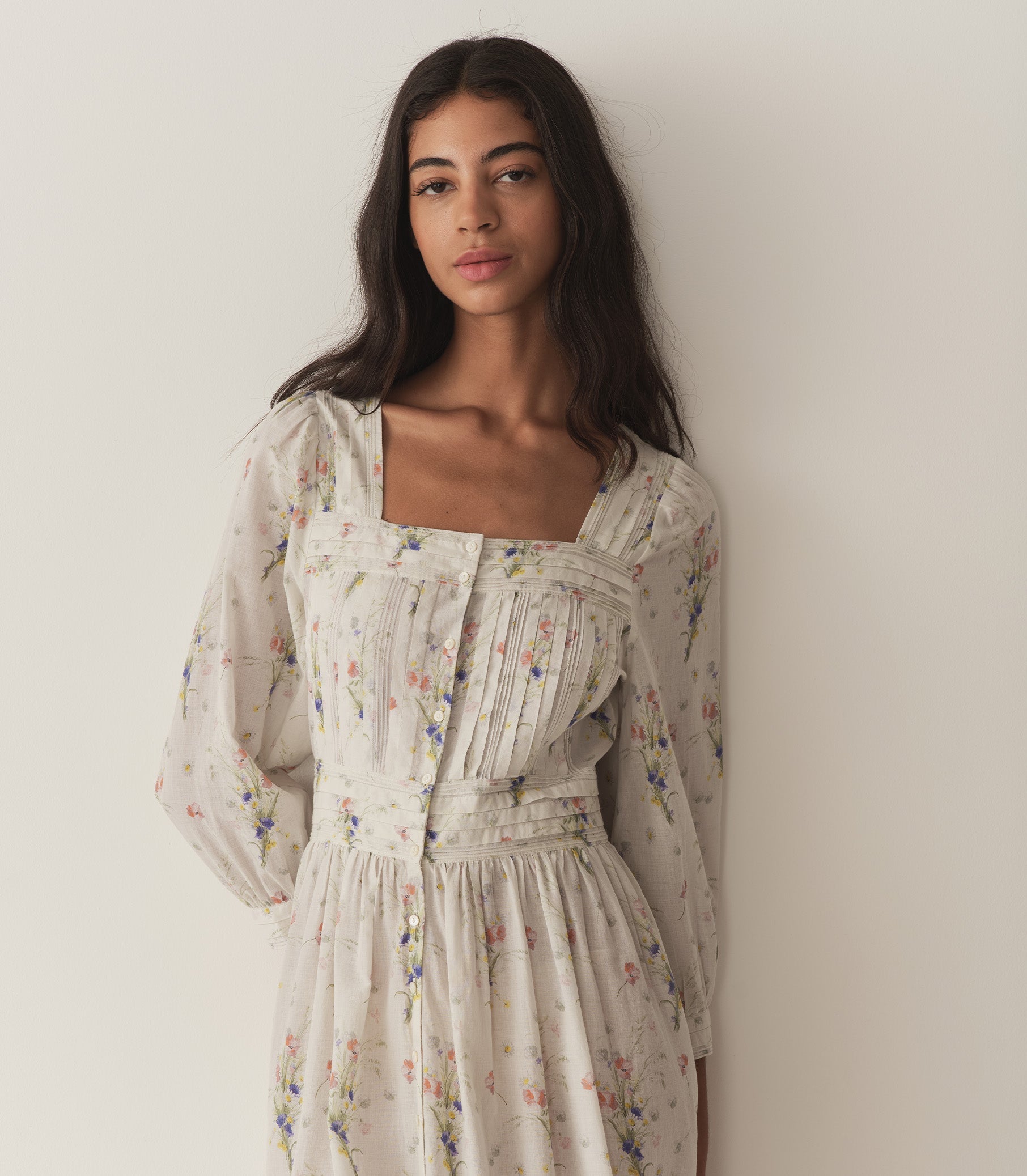 DÔEN Women Minta Dress - Painted Bouquet