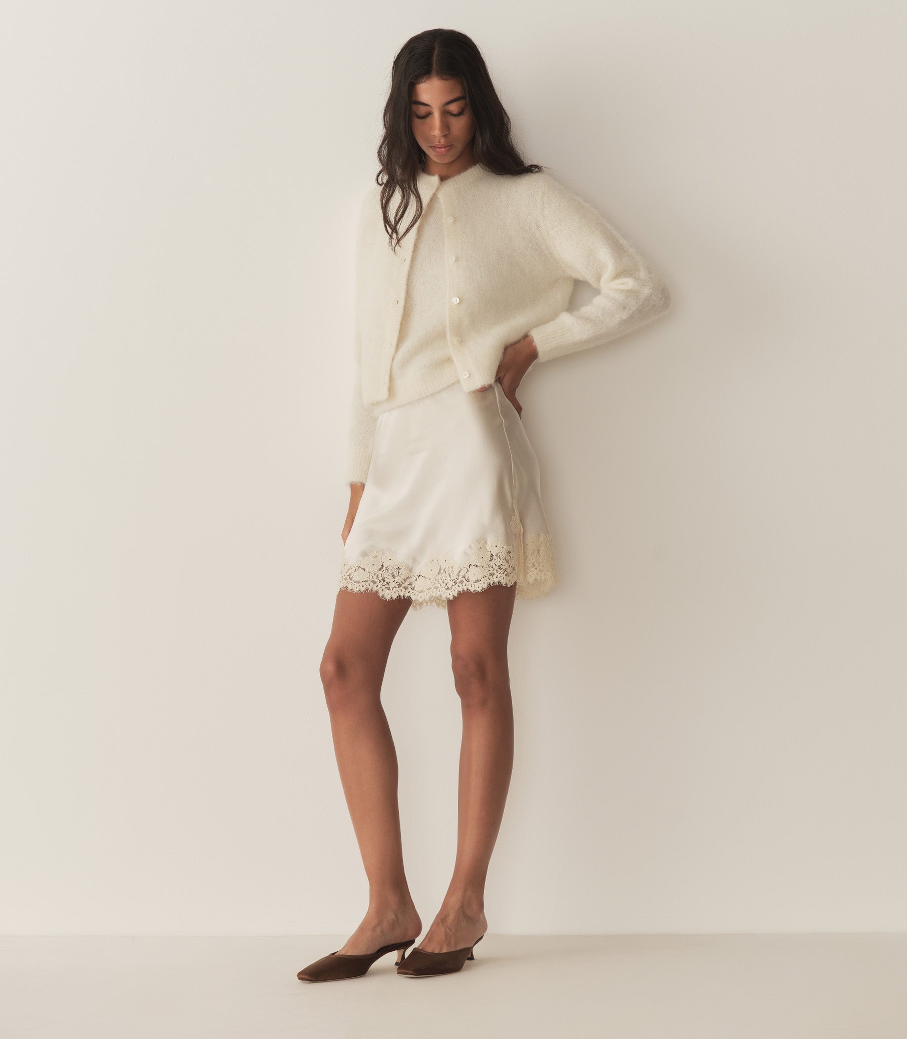DÔEN Women Lillette Cardigan - Sea Salt