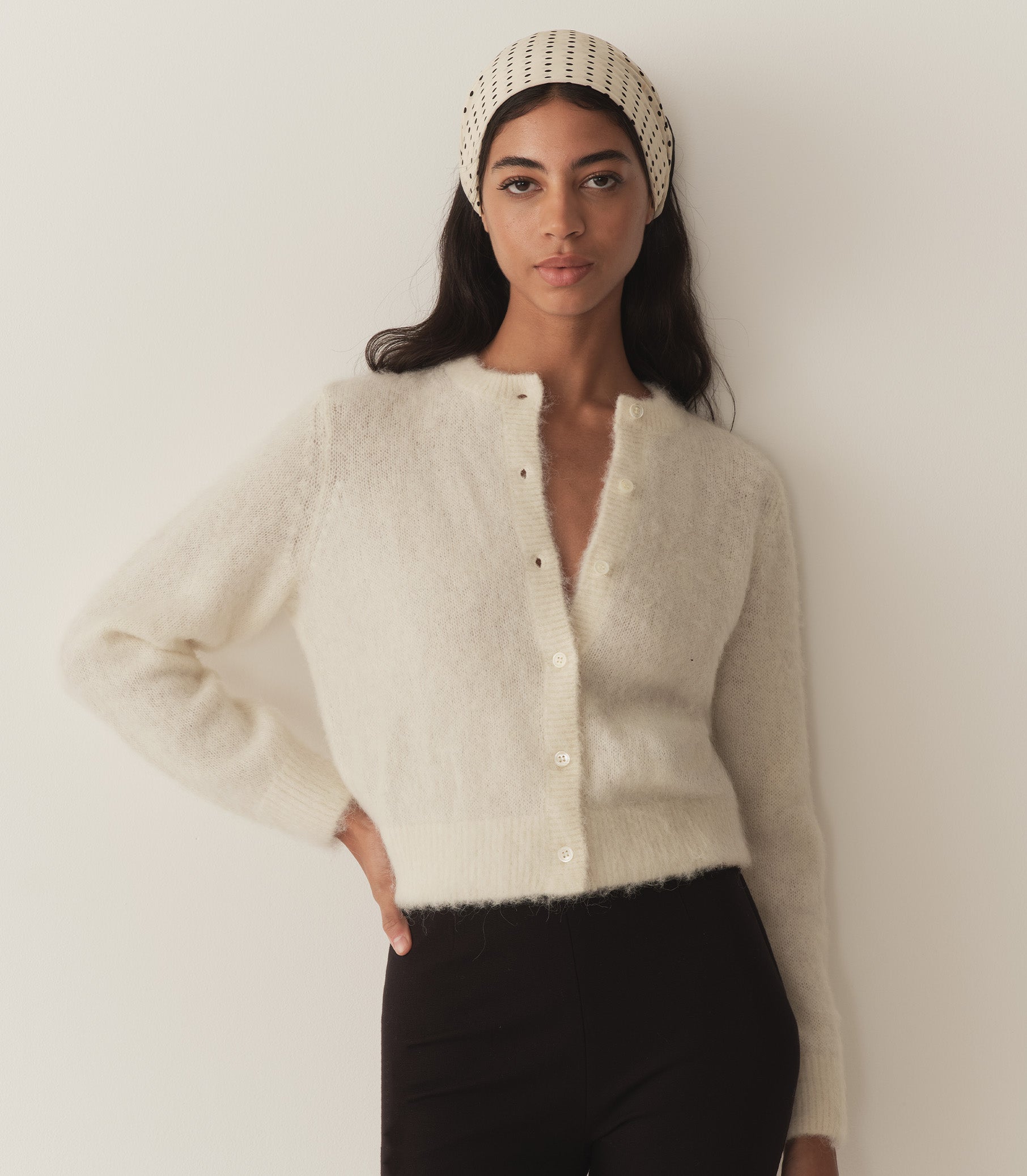 DÔEN Women Lillette Cardigan - Sea Salt