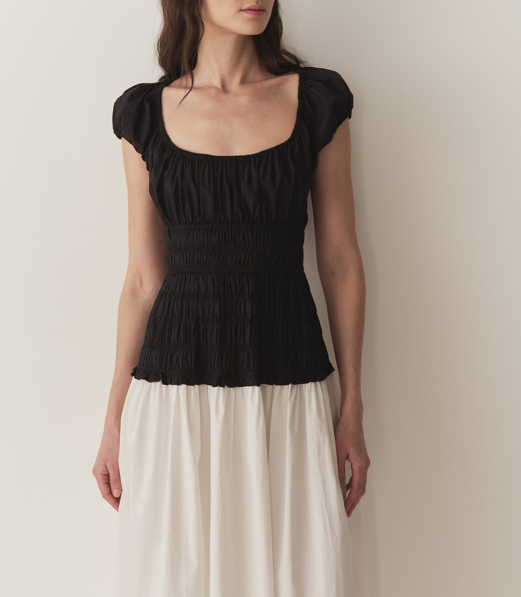 DÔEN Women Enya Dress - Black And Salt