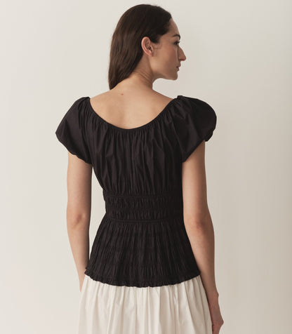 DÔEN Women Enya Dress - Black And Salt