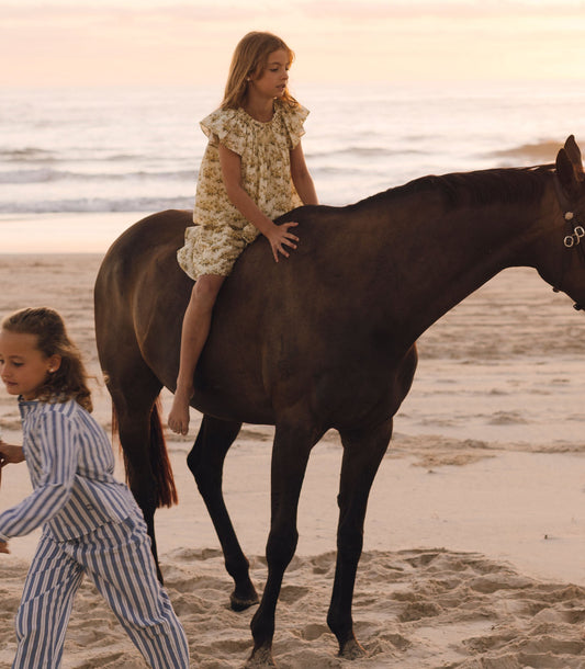DÔEN Kids Ira Top - Citron Rosier Floral
