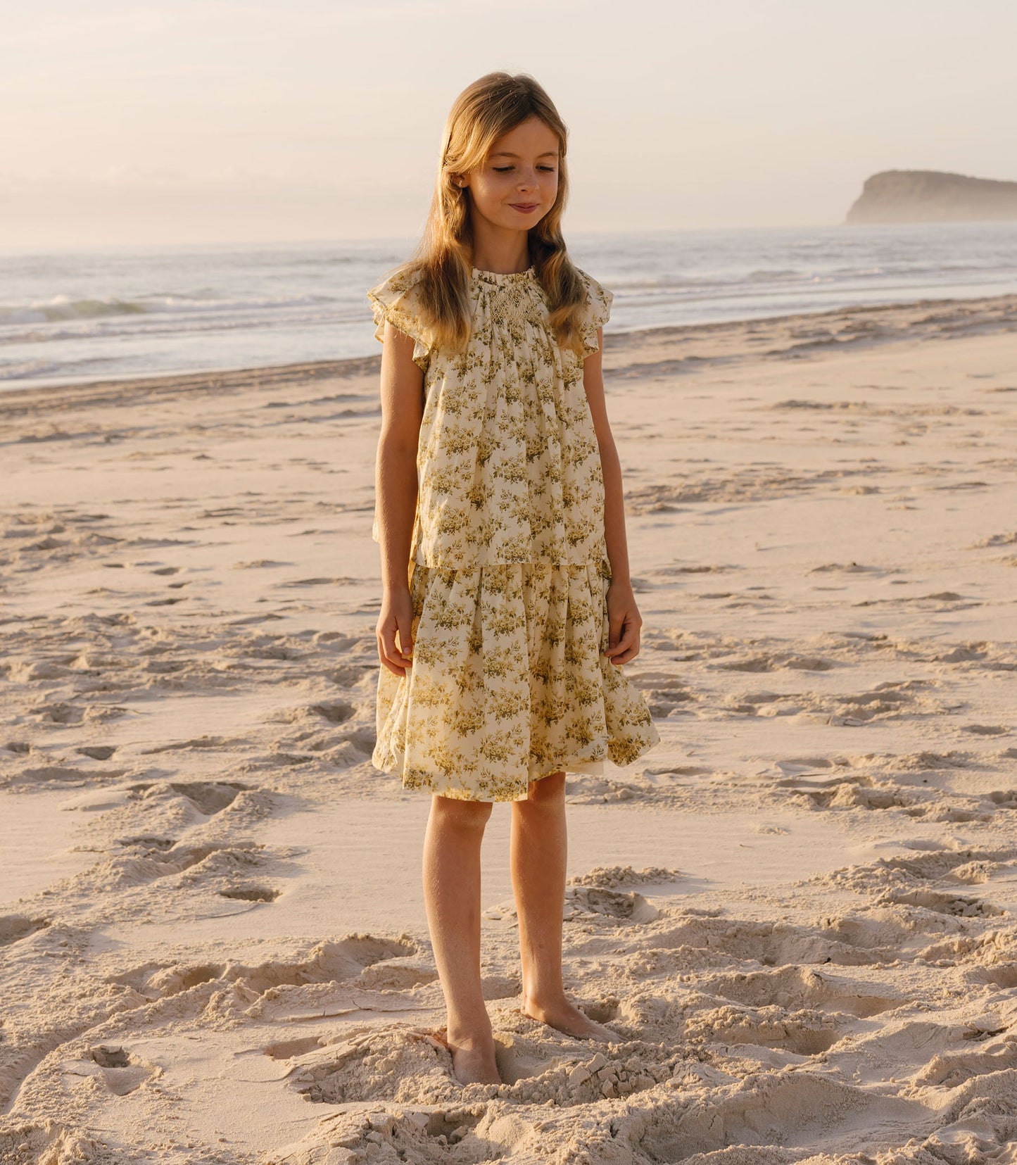 DÔEN Kids Ira Top - Citron Rosier Floral