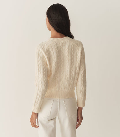 DÔEN Women Penrose Cardigan - Sea Salt