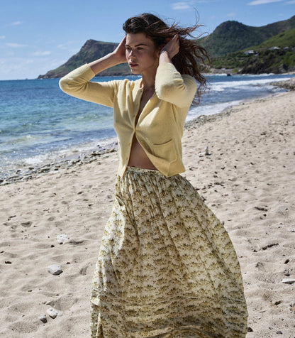 DÔEN Women Marcie Skirt - Citron Rosier Floral