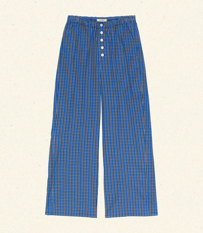 DÔEN Women Morgan Pant - Cassis Check