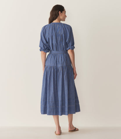 DÔEN Women Sebastiane Skirt - Cassis Check