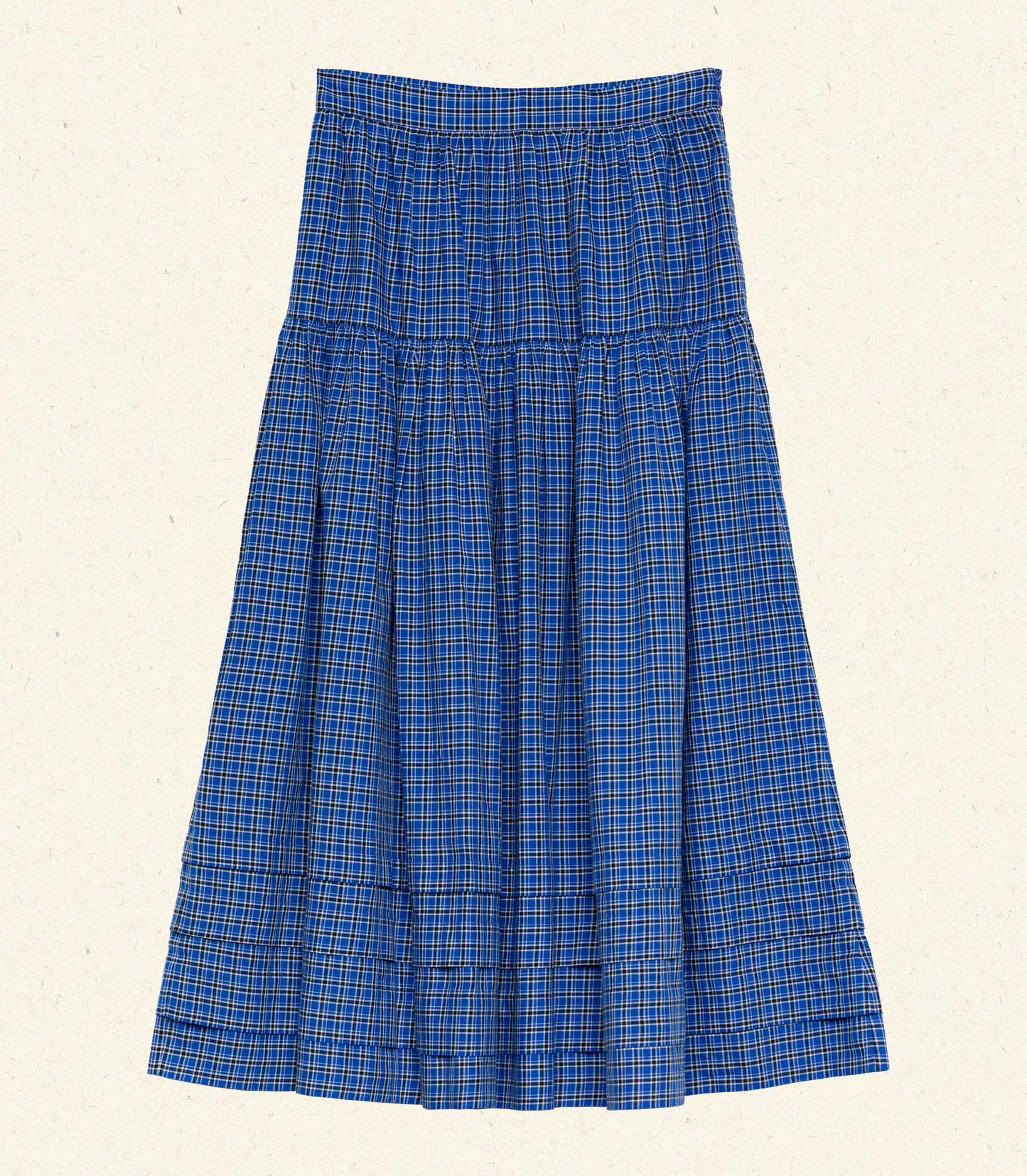 DÔEN Women Sebastiane Skirt - Cassis Check
