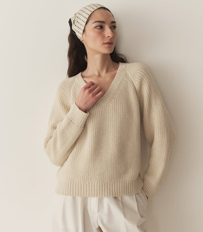 DÔEN Women Emmons Sweater - Cream
