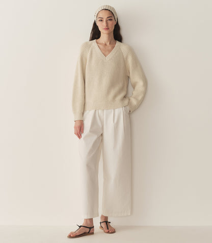 DÔEN Women Emmons Sweater - Cream