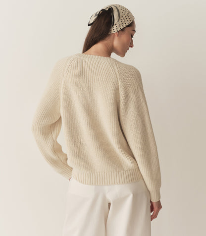 DÔEN Women Emmons Sweater - Cream