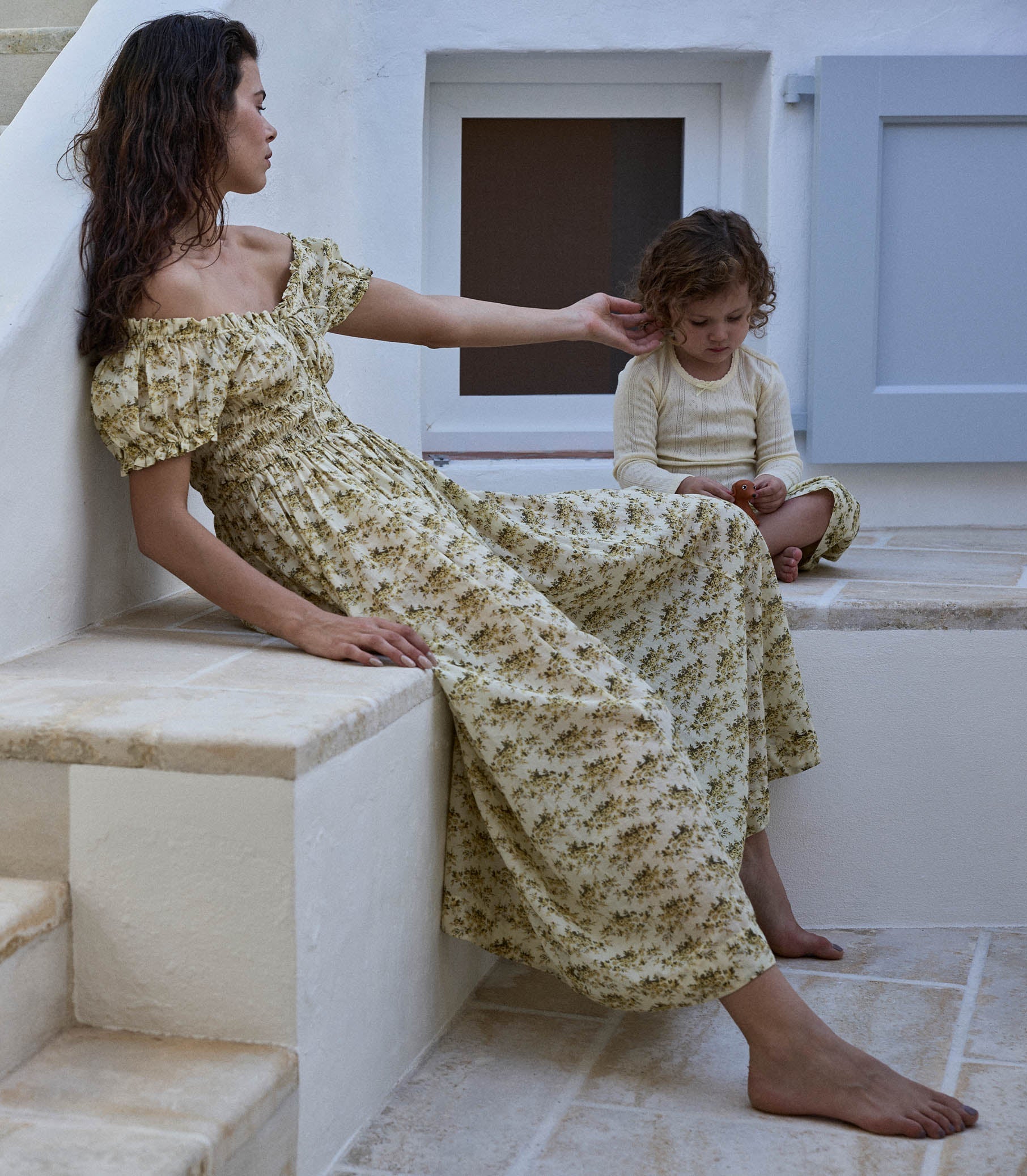DÔEN Women Ashlynn Dress - Citron Rosier Floral
