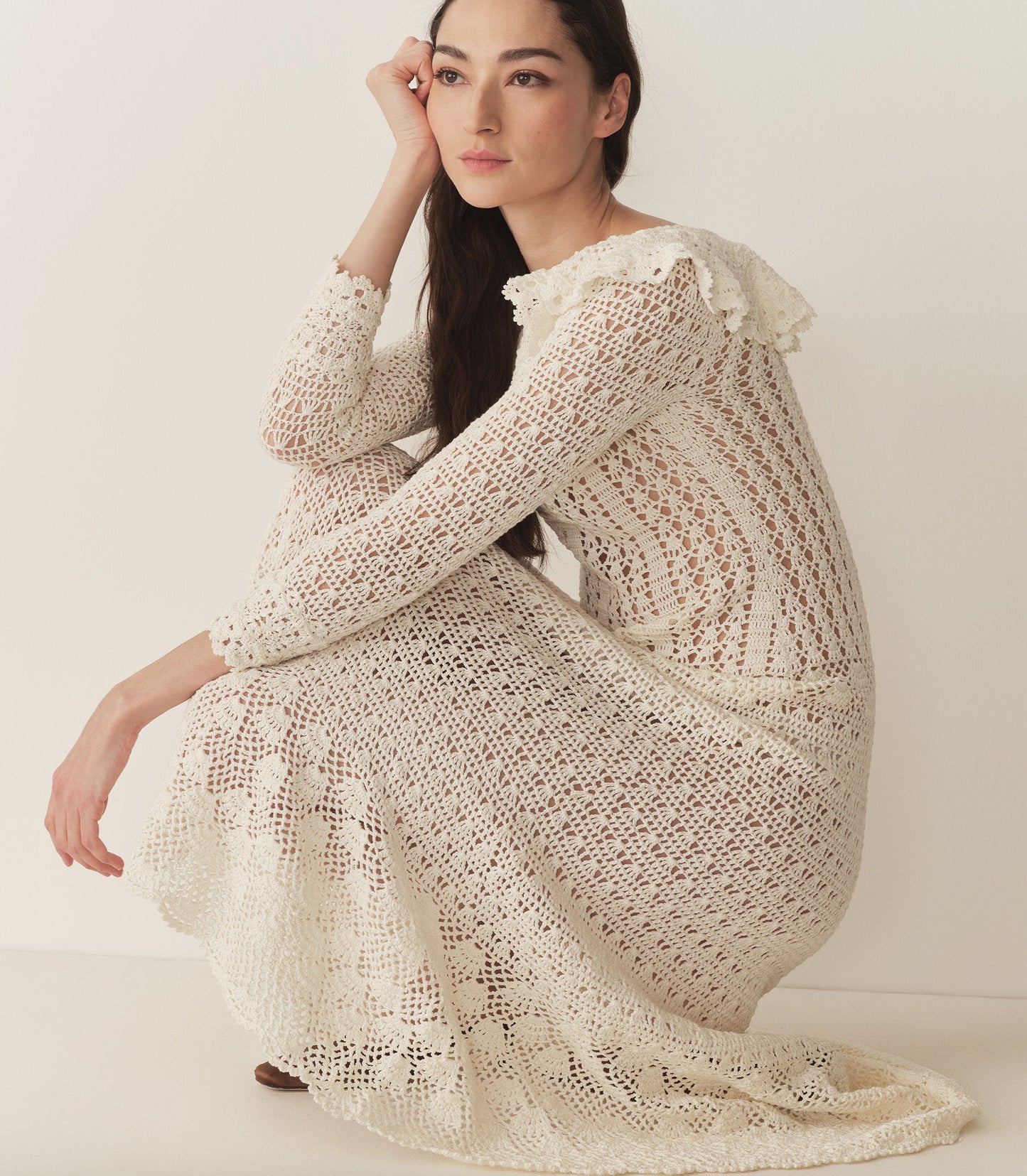 DÔEN Women Margot Dress - Pearl