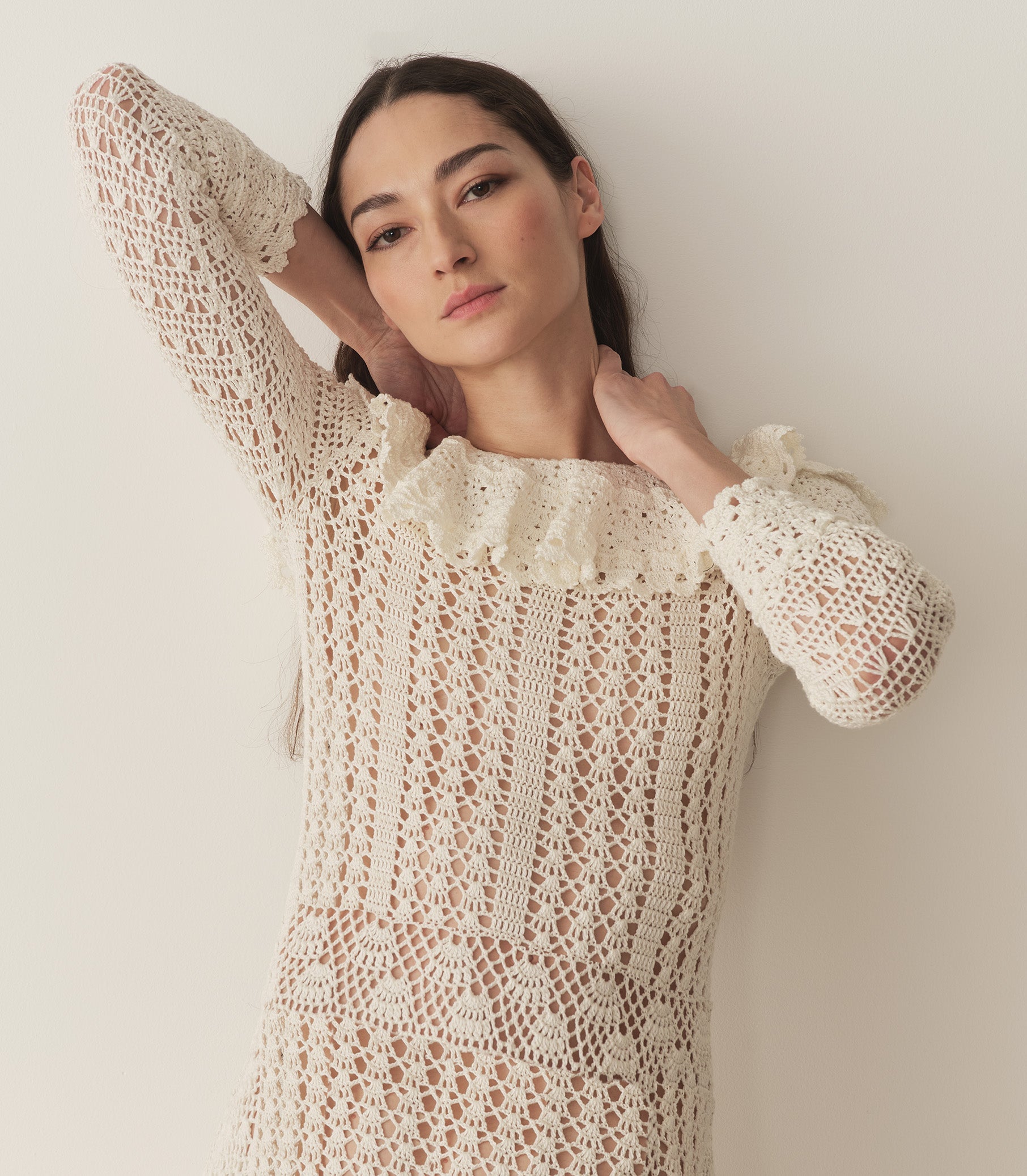 DÔEN Women Margot Dress - Pearl