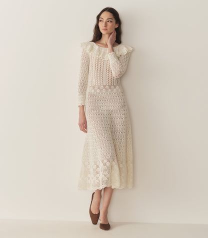 DÔEN Women Margot Dress - Pearl