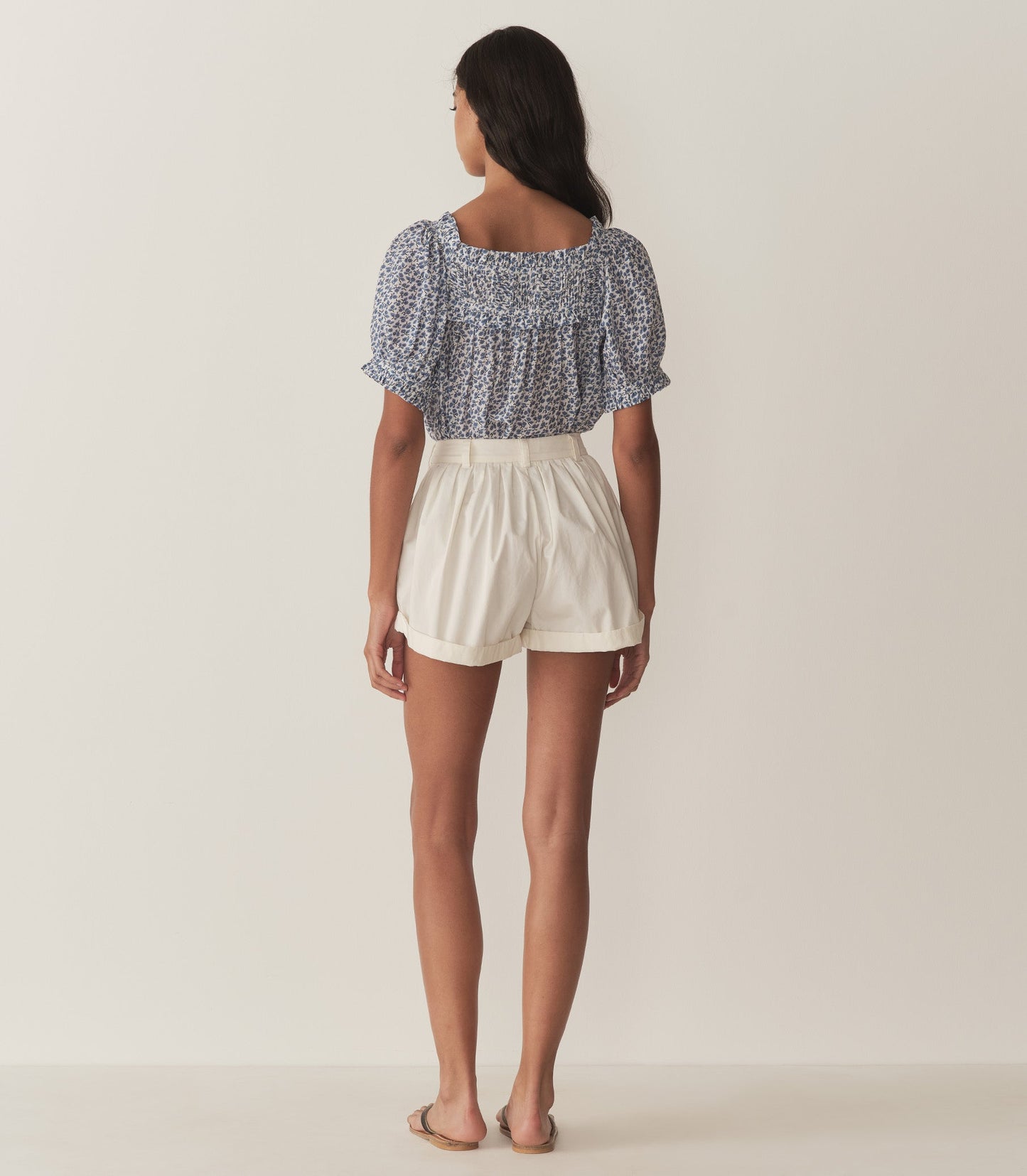 DÔEN Women Frances Top - Cornflower Hillside Bloom