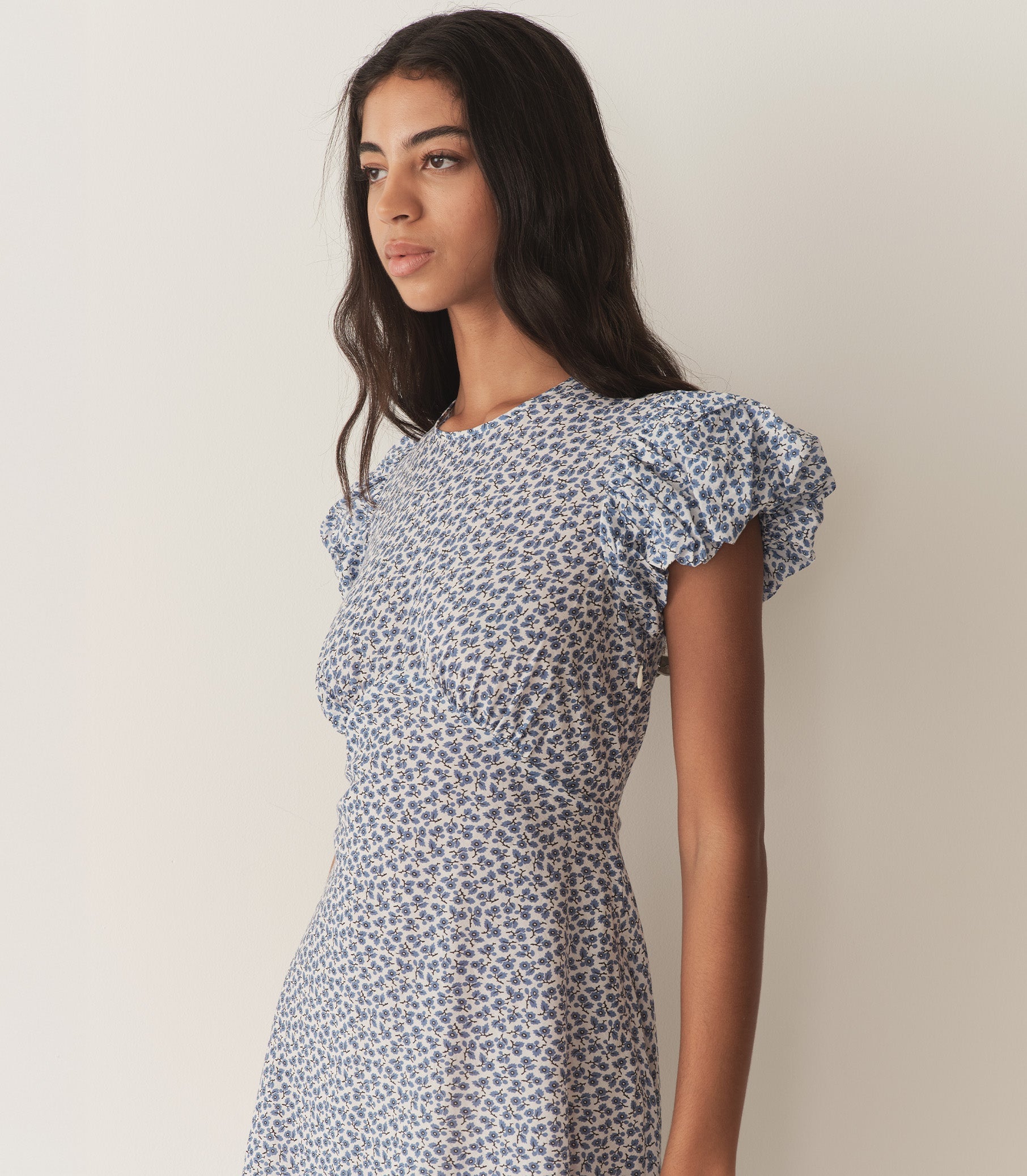 DÔEN Women Romina Dress - Cornflower Hillside Bloom