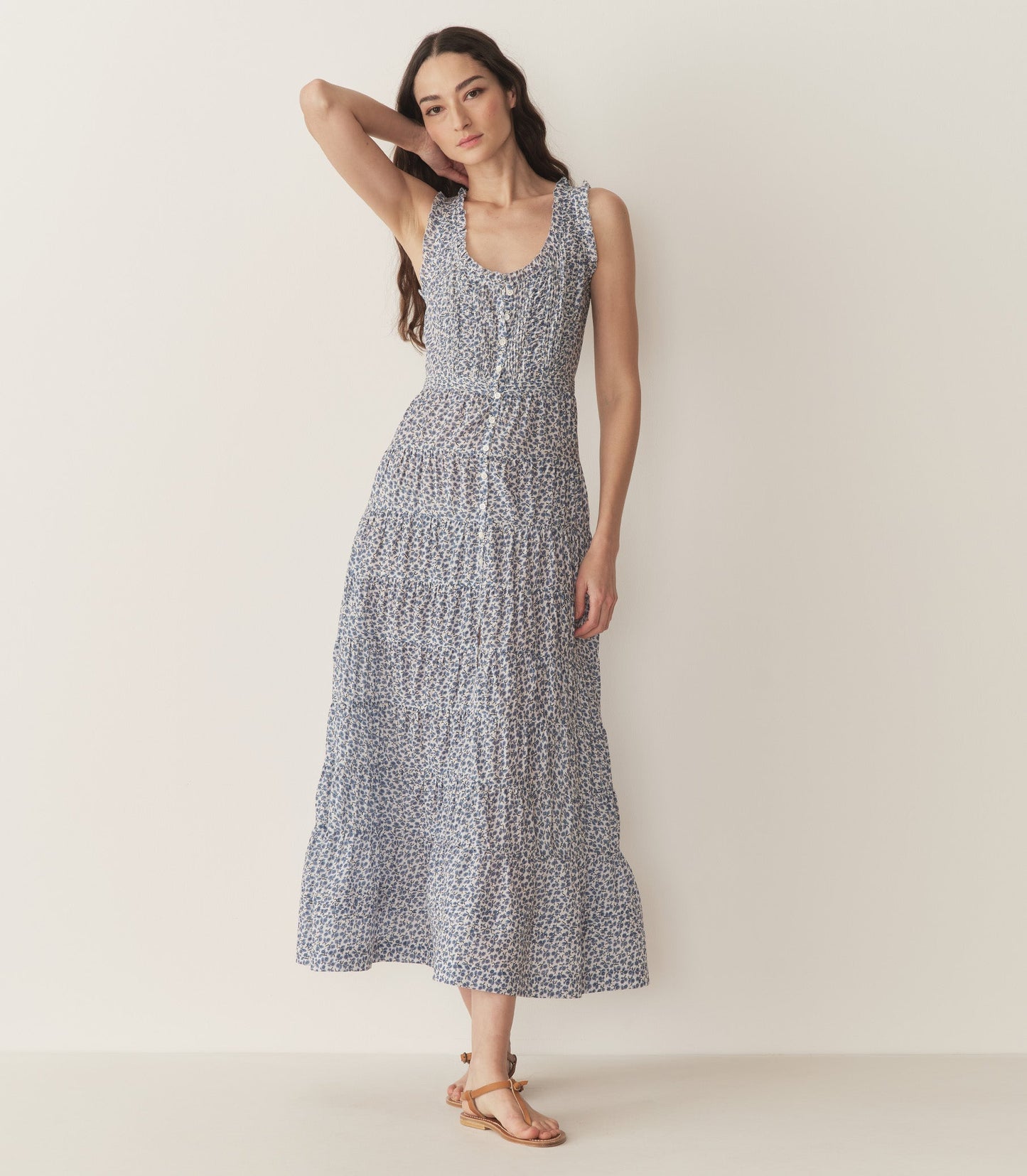 DÔEN Women Ottessa Dress - Cornflower Hillside Bloom