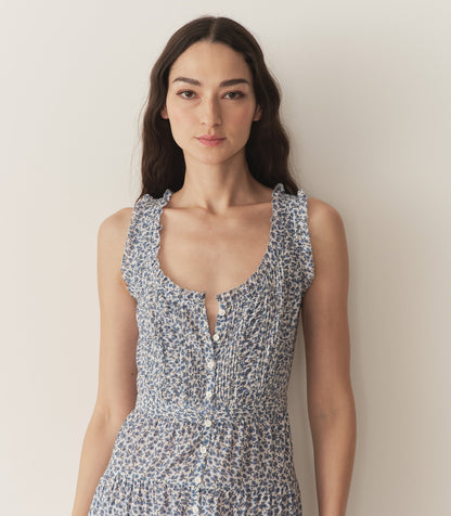 DÔEN Women Ottessa Dress - Cornflower Hillside Bloom