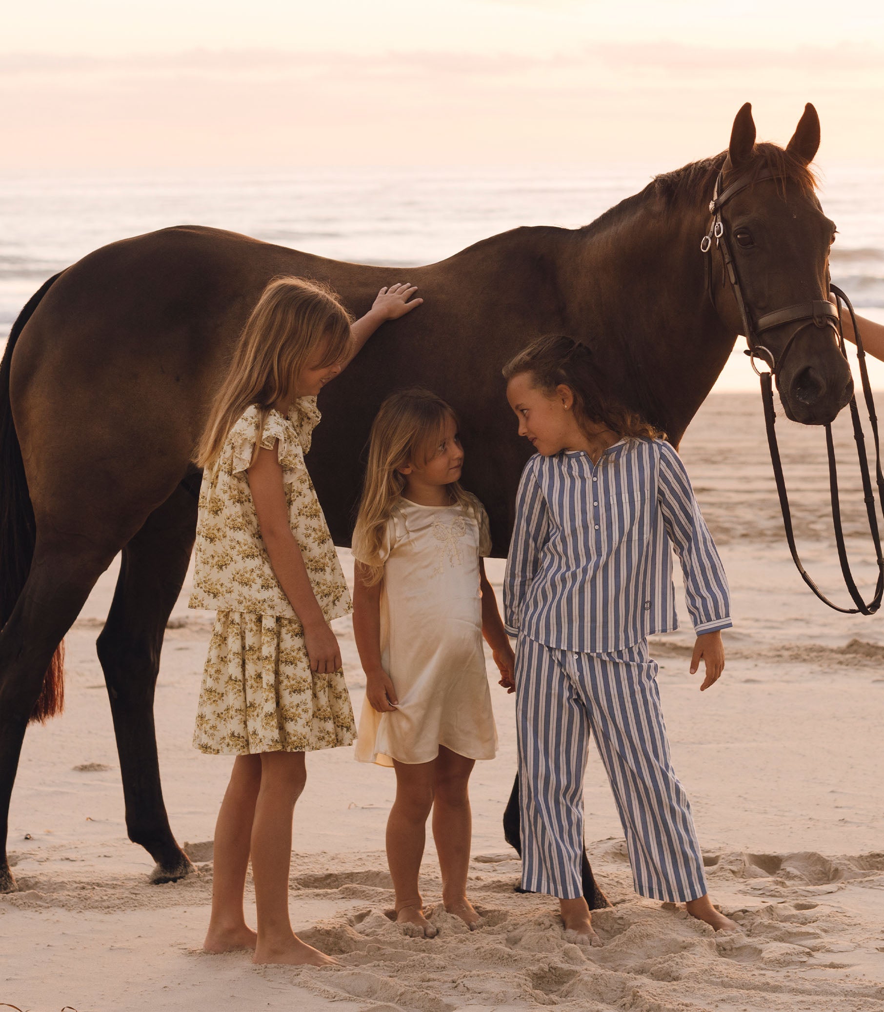DÔEN Kids Little Morgan Pant - Lucerne Stripe