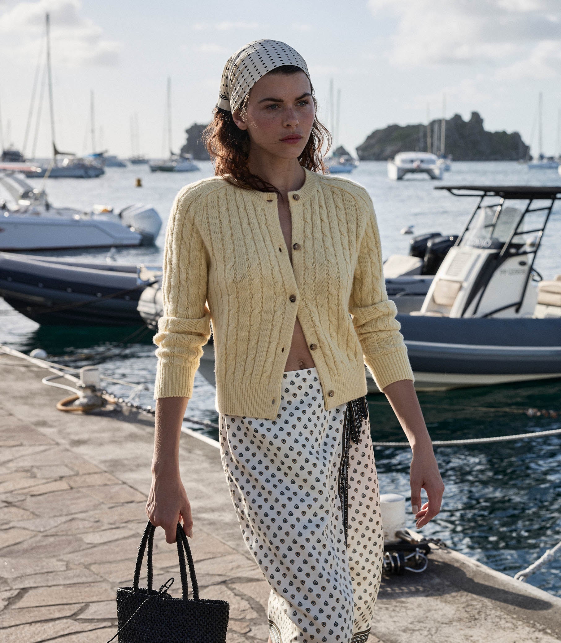DÔEN Women Delia Skirt - Riviera Foulard
