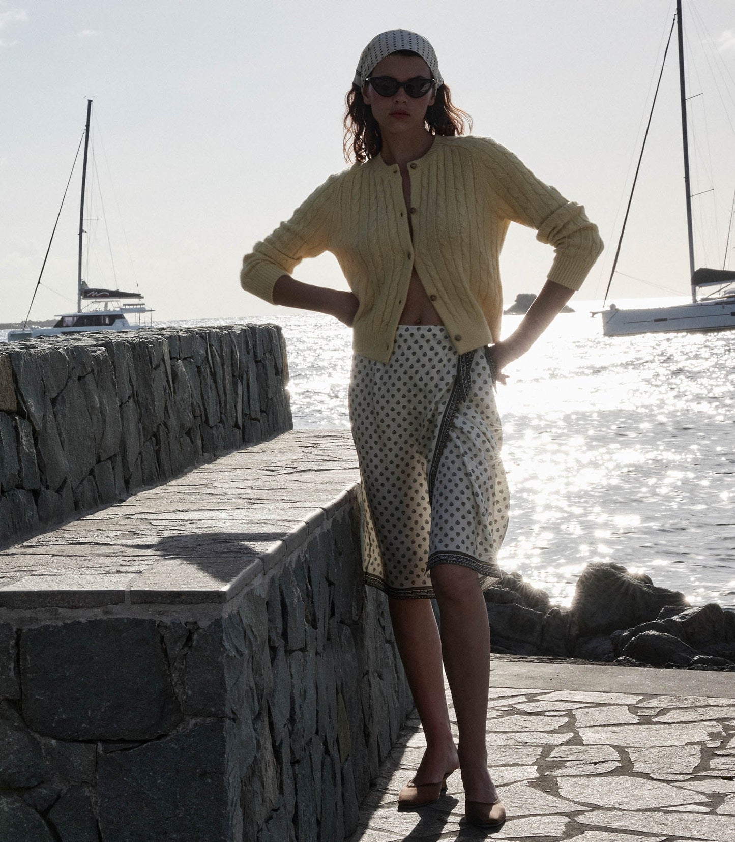 DÔEN Women Delia Skirt - Riviera Foulard