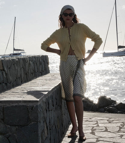 DÔEN Women Delia Skirt - Riviera Foulard