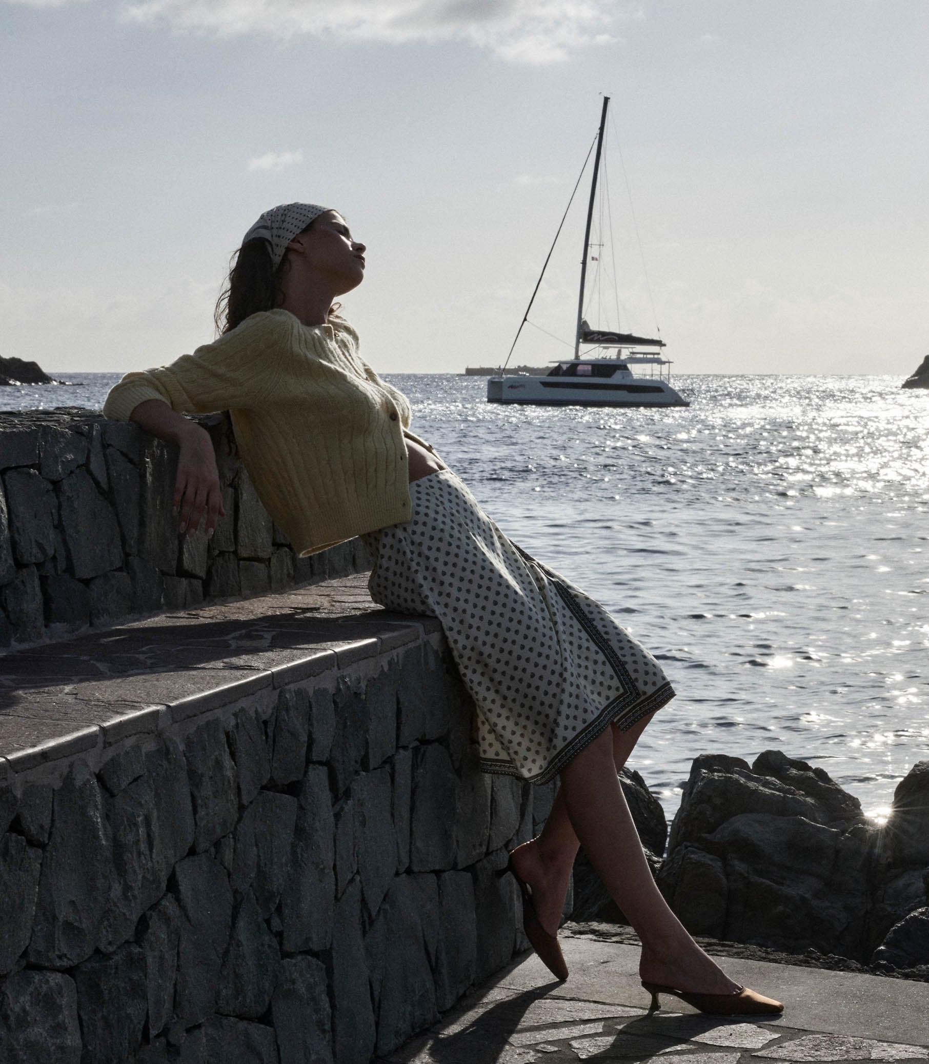 DÔEN Women Delia Skirt - Riviera Foulard