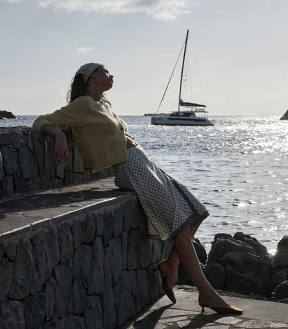 DÔEN Women Delia Skirt - Riviera Foulard