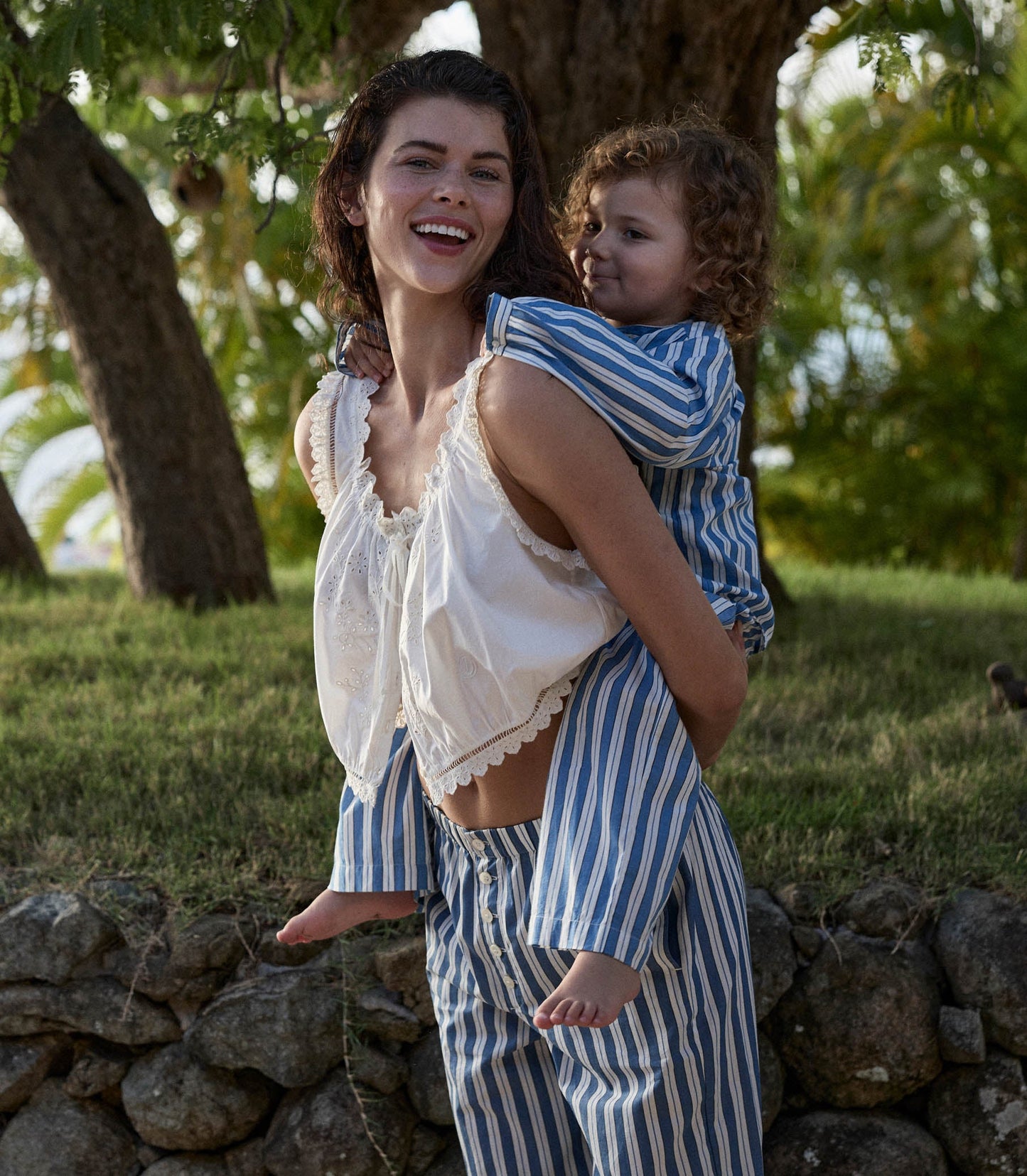 DÔEN Kids Robbie Top - Lucerne Stripe
