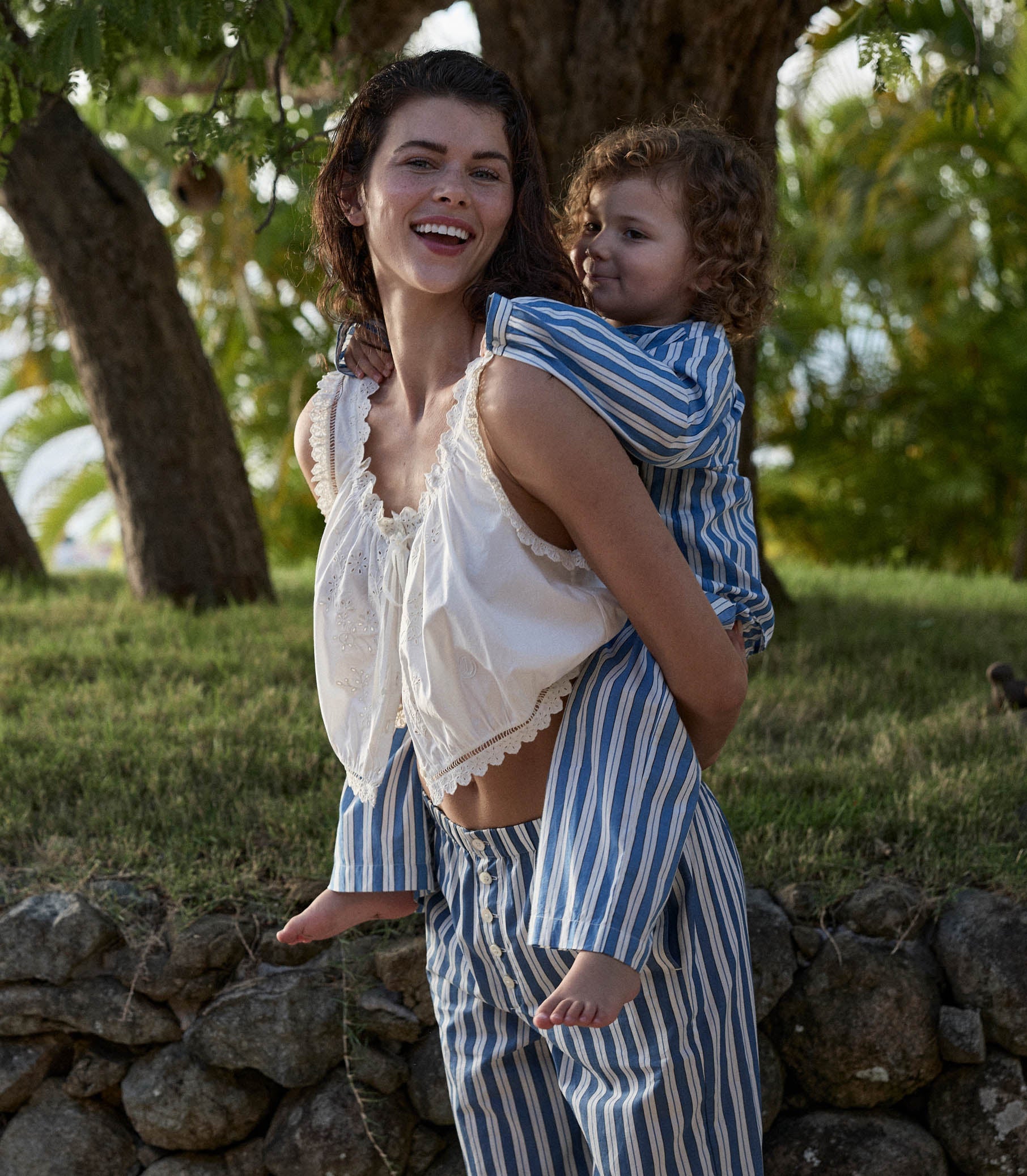 DÔEN Kids Robbie Top - Lucerne Stripe