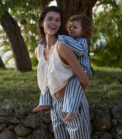 DÔEN Kids Robbie Top - Lucerne Stripe