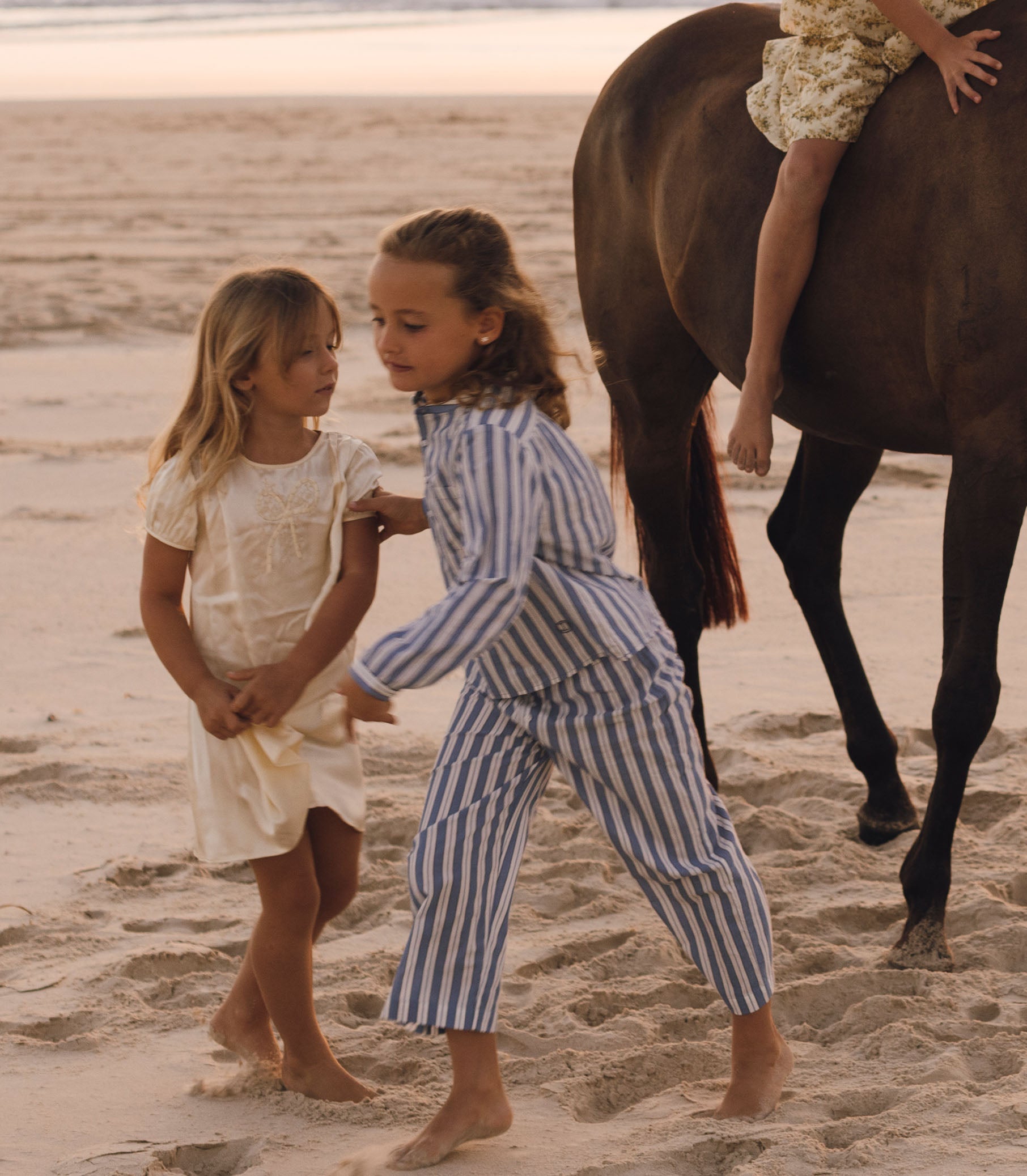 DÔEN Kids Robbie Top - Lucerne Stripe