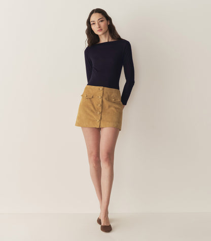 DÔEN Women Courtney Skirt - Light Camel