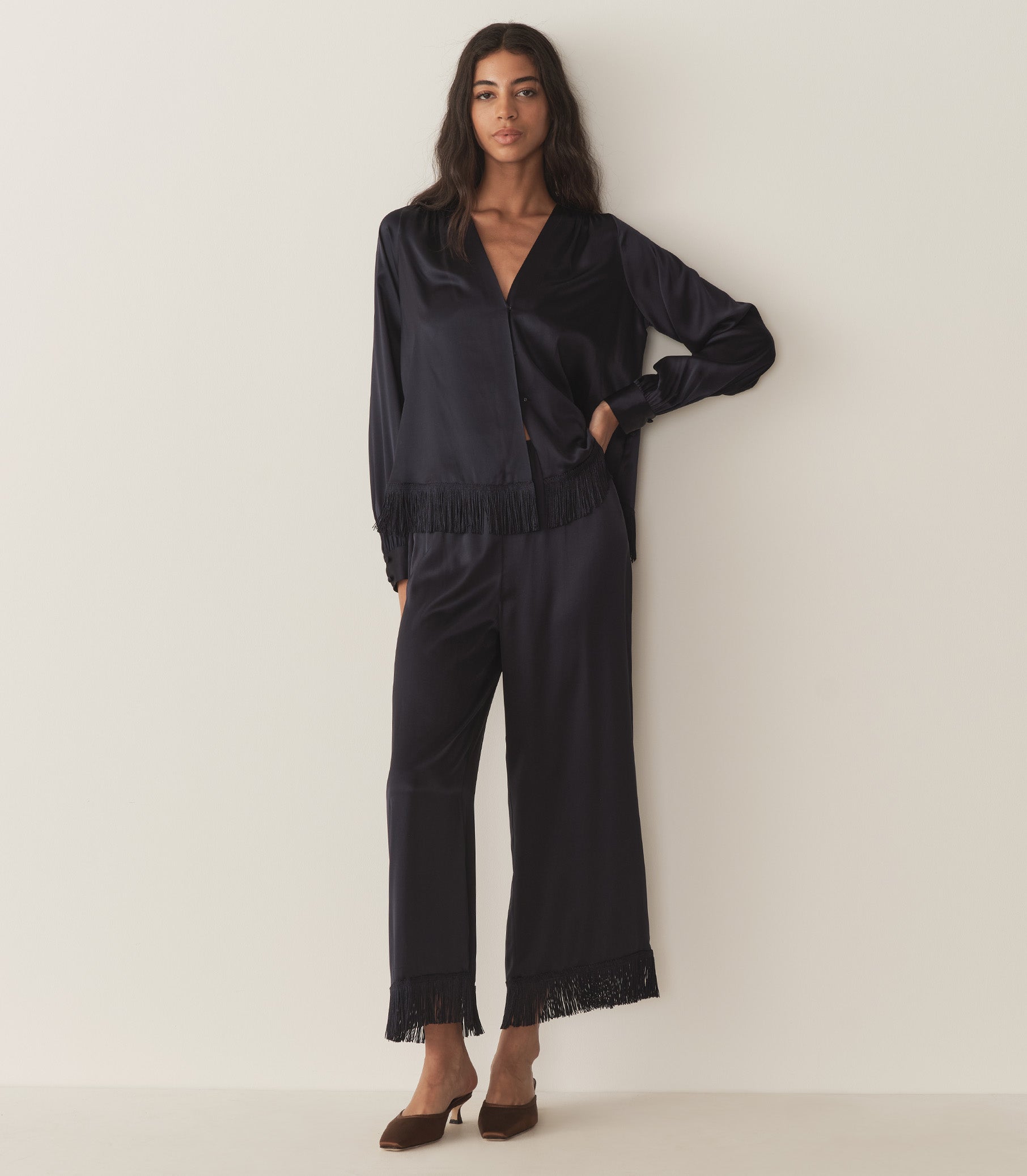 DÔEN Women Candace Top - Deep Navy