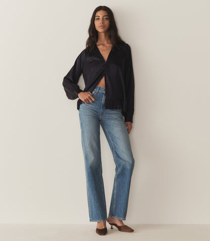 DÔEN Women Candace Top - Deep Navy