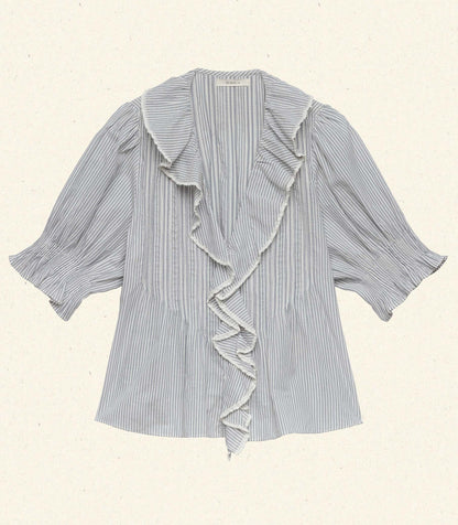 DÔEN Women Henri Top - Adelaide Stripe