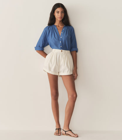 DÔEN Women Julienne Top - Santorini Blue