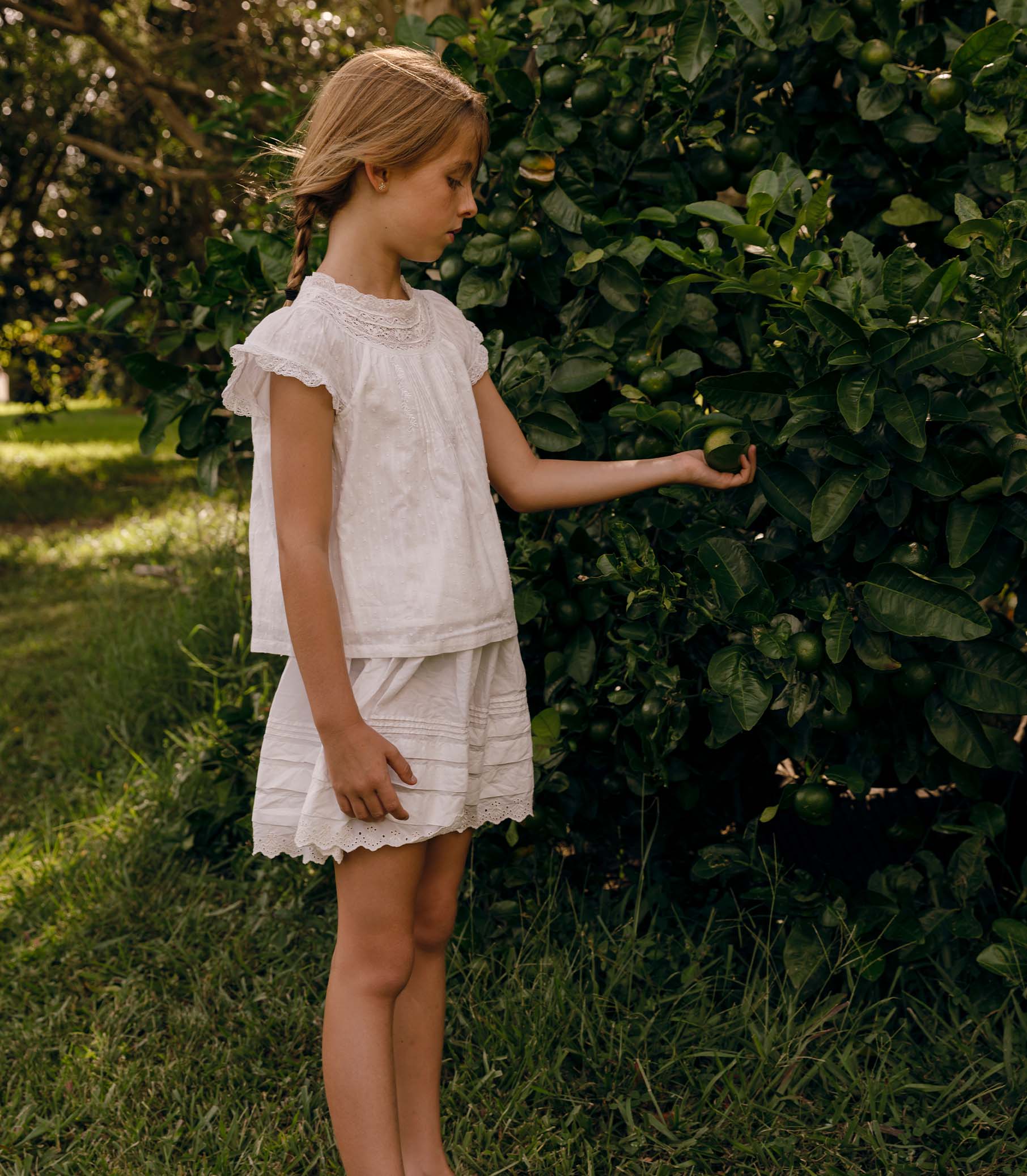DÔEN Kids Evy Top - Salt
