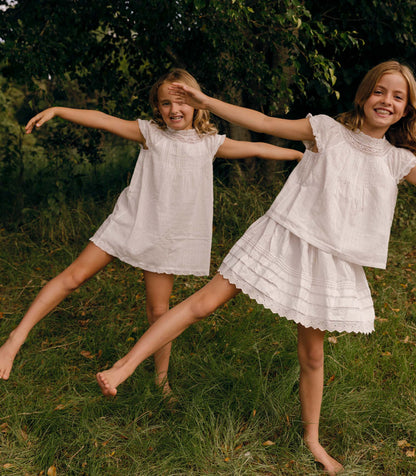 DÔEN Kids Lisi Dress - Salt