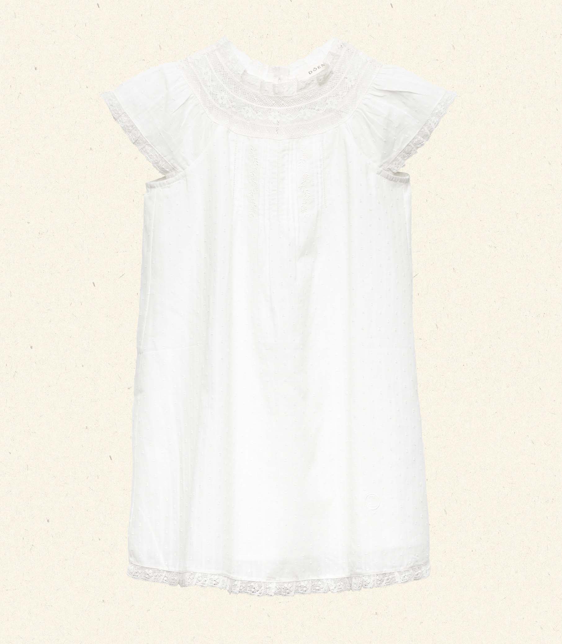 DÔEN Kids Lisi Dress - Salt