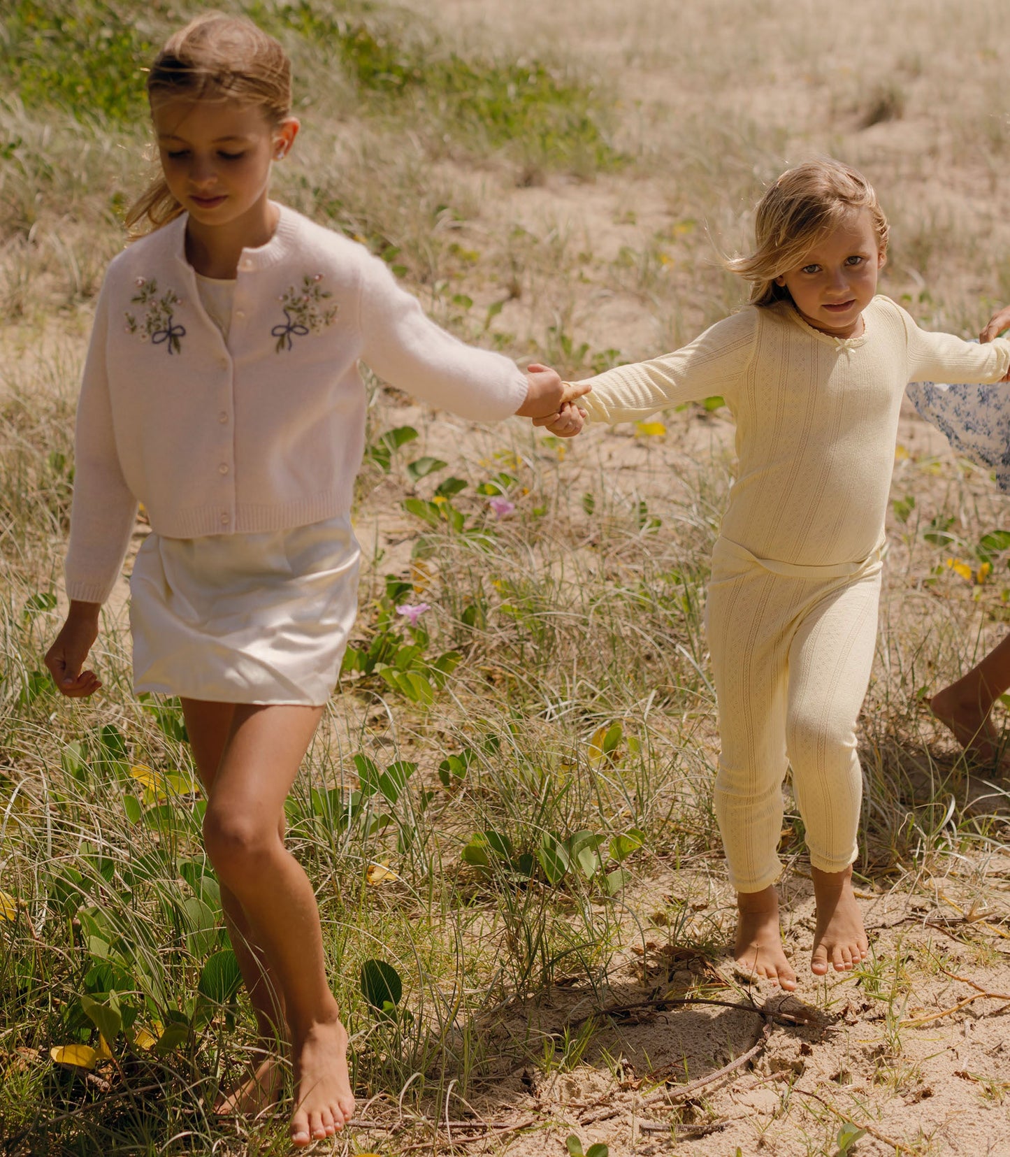 DÔEN Kids Petit Gardenia Cardigan - Pink Daisy