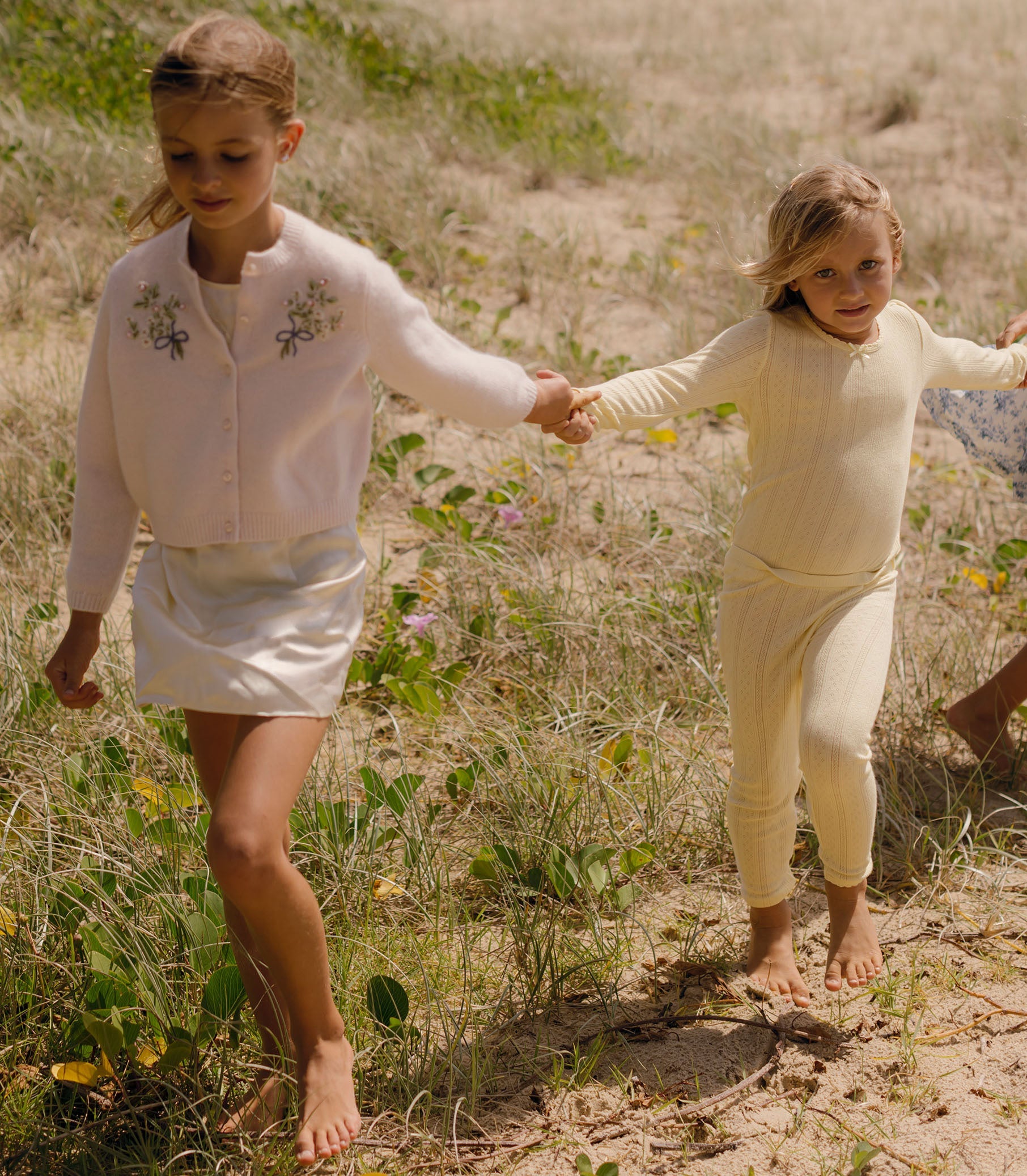 DÔEN Kids Petit Gardenia Cardigan - Pink Daisy