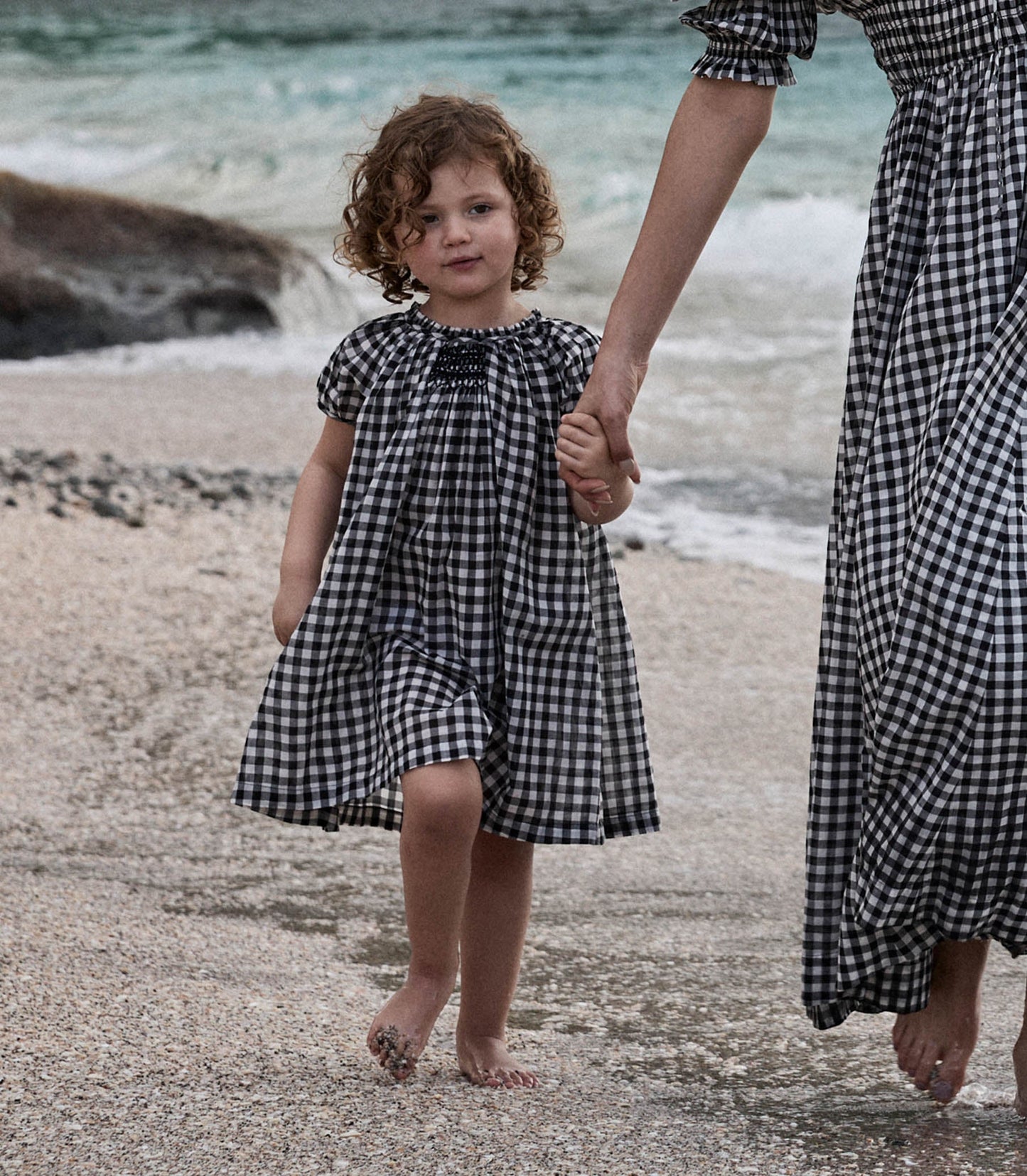 DÔEN Kids Esa Dress - Noir Greta Gingham