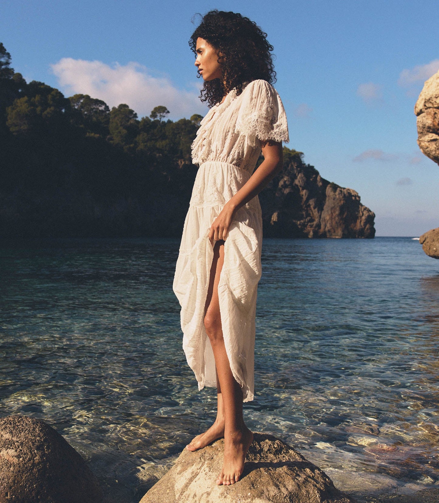 DÔEN Women Gabriella Dress - Salt