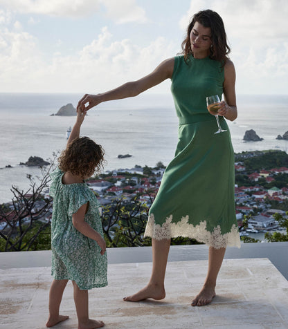 DÔEN Women Elowena Skirt - Peridot