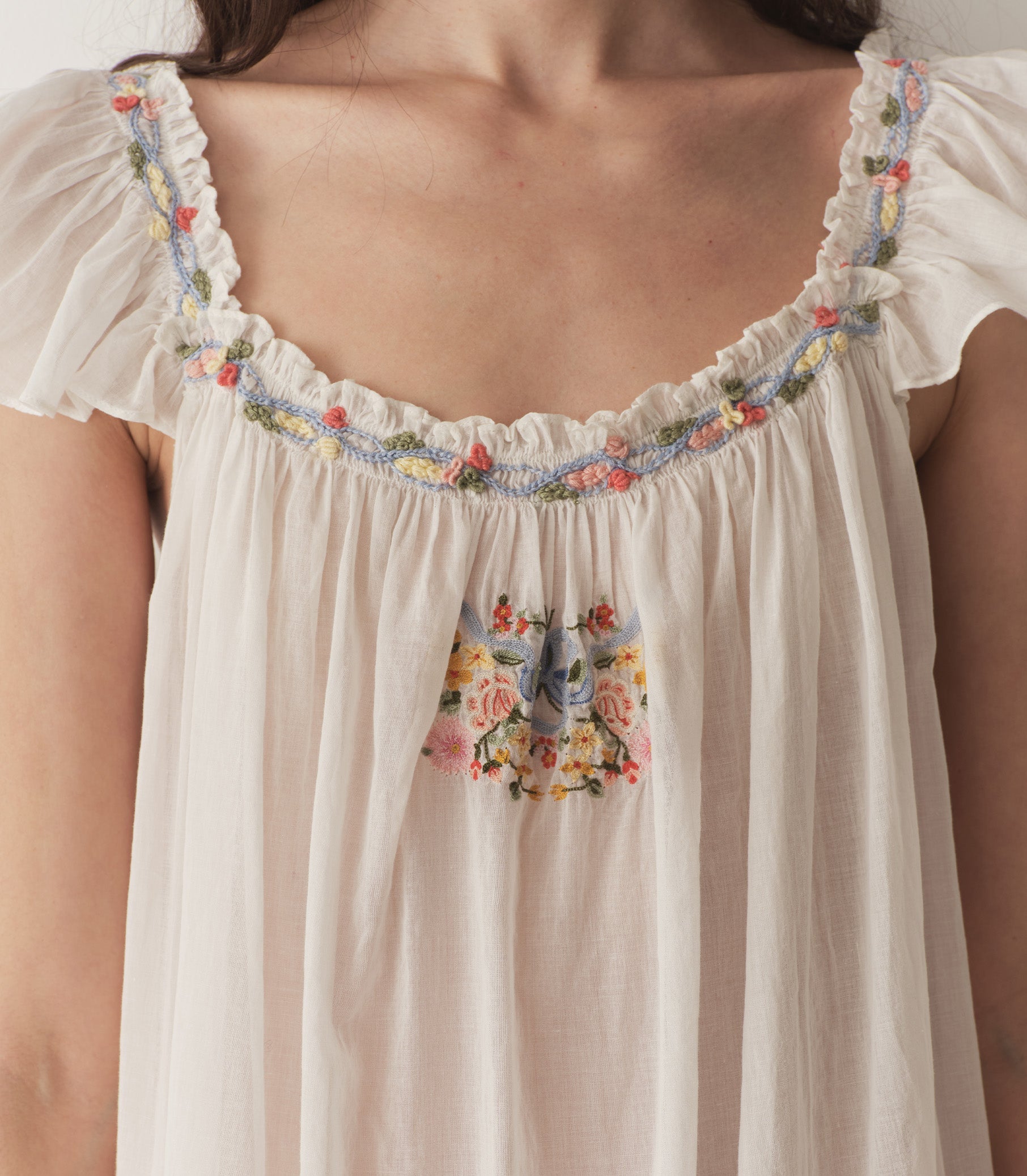 DÔEN Women Orelle Nightgown - Salt