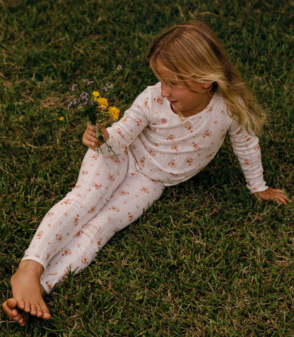 DÔEN Kids Octave Tee - French Marigold