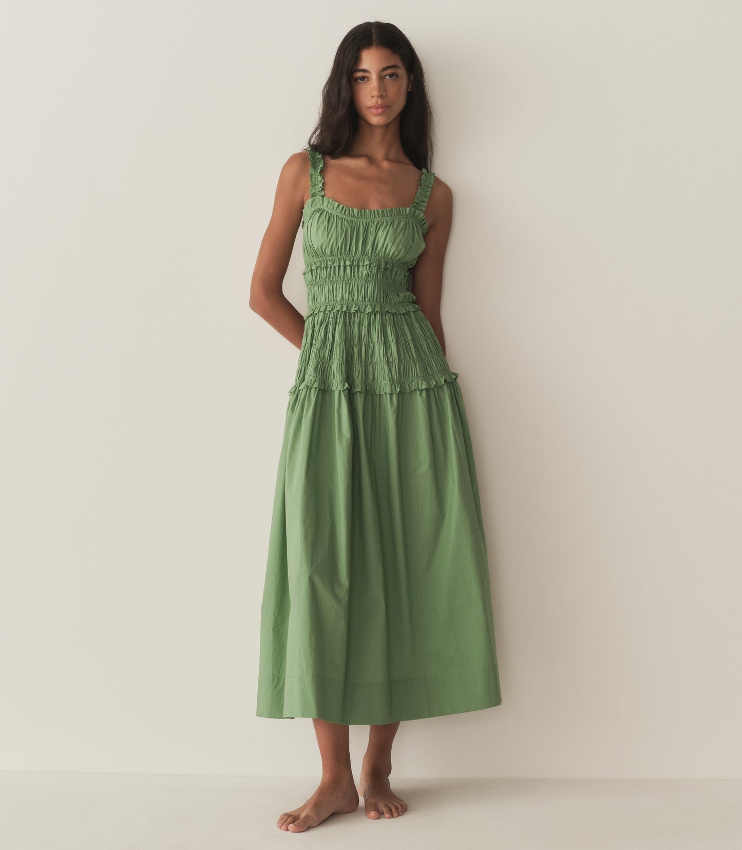 DÔEN Women Marianne Dress - English Ivy